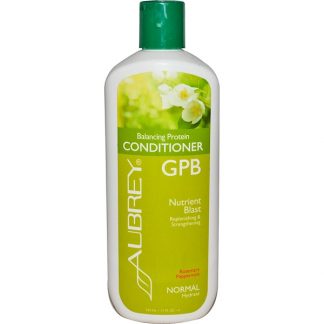 AUBREY ORGANICS, GPB BALANCING PROTEIN CONDITIONER, ROSEMARY PEPPERMINT, NORMAL, 11 FL OZ / 325ml