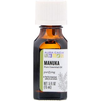 AURA CACIA, PURE ESSENTIAL OIL, MANUKA, .5 FL OZ / 15ml