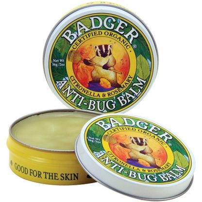 BADGER COMPANY, ANTI-BUG BALM, CITRONELLA & ROSEMARY, 2 OZ / 56g