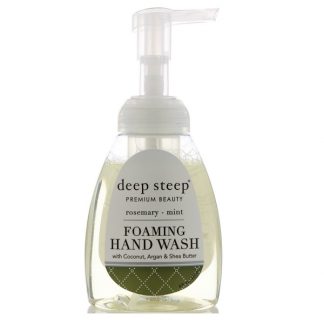 DEEP STEEP, FOAMING HAND WASH, ROSEMARY - MINT, 8 FL OZ / 237ML)