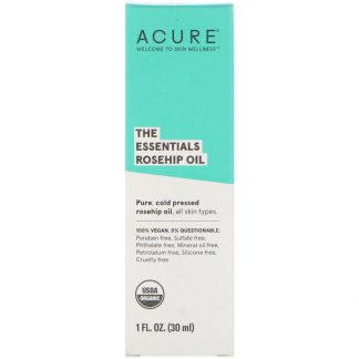 ACURE, THE ESSENTIALS, ROSEHIP OIL, 1 FL OZ / 30ml