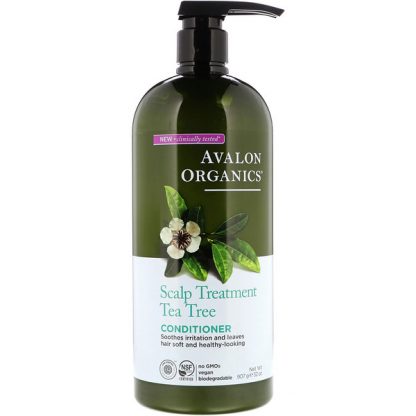 AVALON ORGANICS, SCALP TREATMENT CONDITIONER, TEA TREE, 32 OZ / 907g