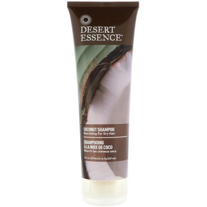 DESERT ESSENCE, SHAMPOO, NOURISHING FOR DRY HAIR, COCONUT, 8 FL OZ / 237ml