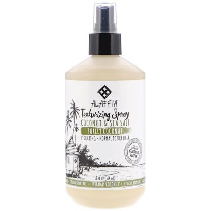 EVERYDAY COCONUT, TEXTURING SPRAY, HYDRATING, NORMAL TO DRY HAIR, COCONUT & SEA SALT, 12 FL OZ / 354ml