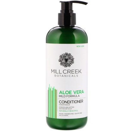 MILL CREEK BOTANICALS, ALOE VERA CONDITIONER, MILD FORMULA, 14 FL OZ / 414ml