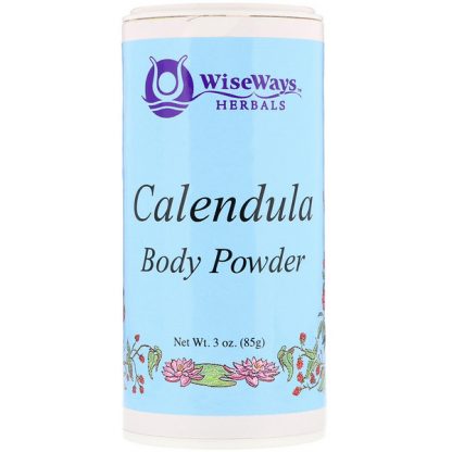 WISEWAYS HERBALS, LLC, CALENDULA BODY POWDER, 3 OZ / 85g