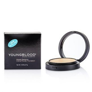 YOUNGBLOOD MINERAL RADIANCE CREME POWDER FOUNDATION - # BARELY BEIGE 7G/0.25OZ
