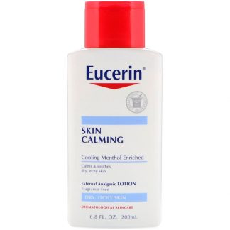 EUCERIN, SKIN CALMING, EXTERNAL ANALGESIC LOTION, FRAGRANCE FREE, 6.8 FL OZ / 200ml