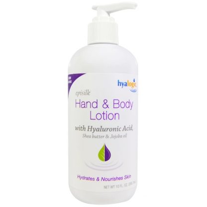 HYALOGIC LLC, EPISILK, HAND & BODY LOTION WITH HYALURONIC ACID, 10 FL OZ / 295.7ml