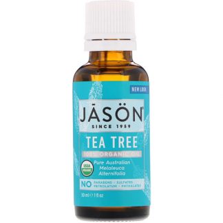 JASON NATURAL, 100% ORGANIC OIL, TEA TREE, 1 FL OZ / 30ml