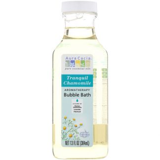 AURA CACIA, AROMATHERAPY BUBBLE BATH, TRANQUIL CHAMOMILE, 13 FL OZ / 384ml