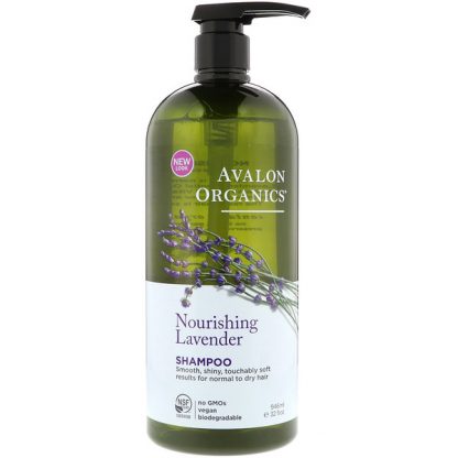 AVALON ORGANICS, SHAMPOO, NOURISHING LAVENDER, 32 FL OZ / 946ml