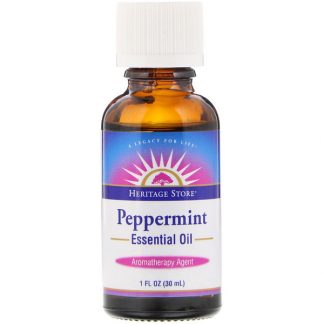 HERITAGE STORE, ESSENTIAL OIL, PEPPERMINT, 1 FL OZ / 30ml