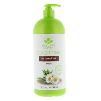 NATURE'S GATE, HERBAL CONDITIONER, FOR NORMAL HAIR, 32 FL OZ / 946ml