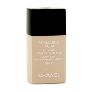 CHANEL VITALUMIERE AQUA ULTRA LIGHT SKIN PERFECTING MAKE UP SFP 15 - # 32 BEIGE ROSE 30ML/1OZ