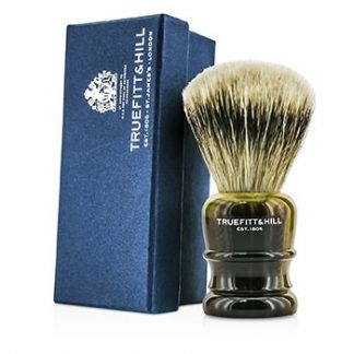 TRUEFITT &AMP; HILL WELLINGTON SUPER BADGER SHAVE BRUSH - # FAUX HORN 1PC