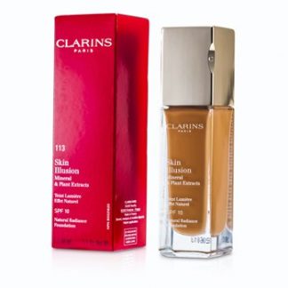 CLARINS SKIN ILLUSION NATURAL RADIANCE FOUNDATION SPF 10 - # 113 CHESTNUT 402731 30ML/1OZ