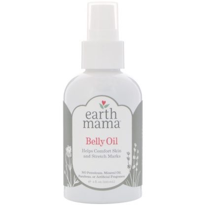 EARTH MAMA, BELLY OIL, 4 FL OZ / 120ml