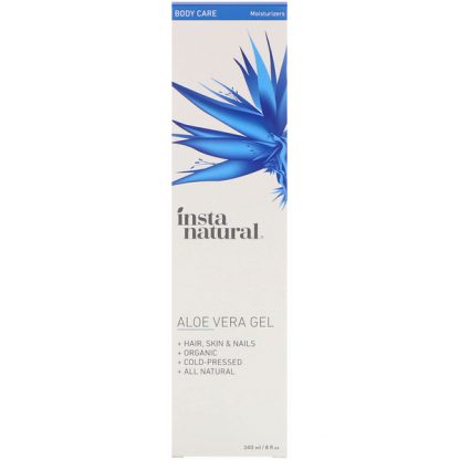 INSTANATURAL, ALOE VERA GEL, 8 FL OZ / 240ml