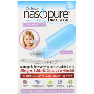 NASOPURE, NASAL WASH SYSTEM, LITTLE SQUIRT KIT, 1 KIT