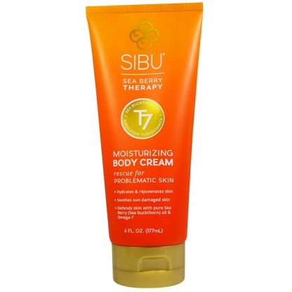 SIBU BEAUTY, SEA BERRY THERAPY MOISTURIZING BODY CREAM, 6 FL OZ / 177ml