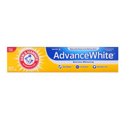 ARM & HAMMER, ADVANCEWHITE, EXTREME WHITENING TOOTHPASTE, FRESH MINT, 6.0 OZ / 170g