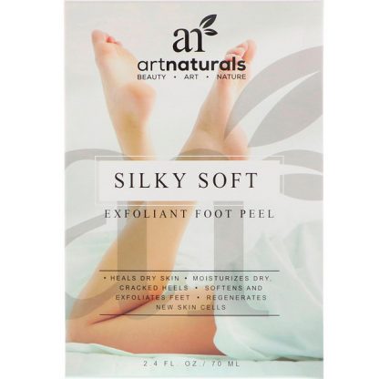 ARTNATURALS, SILKY SOFT EXFOLIANT FOOT PEEL, 2 PAIR, 2.4 FL OZ / 70ml