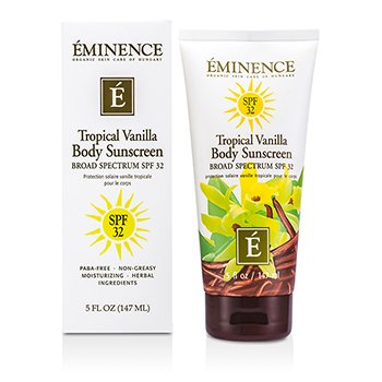 eminence tropical vanilla body spf 32