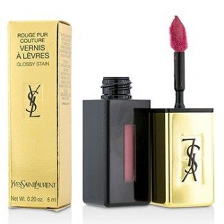 YVES SAINT LAURENT ROUGE PUR COUTURE VERNIS A LEVRES GLOSSY STAIN - # 5 ROUGE VINTAGE 6ML/0.2OZ