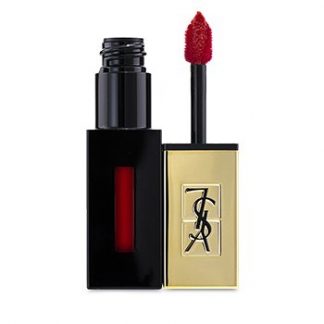 YVES SAINT LAURENT ROUGE PUR COUTURE VERNIS A LEVRES GLOSSY STAIN - # 9 ROUGE LAQUE 6ML/0.2OZ