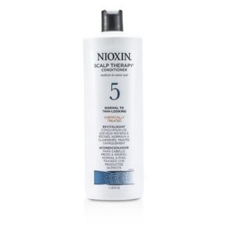 NIOXIN SYSTEM 5 SCALP THERAPY CONDITIONER FOR MEDIUM TO COARSE HAIR, CHEMICALLY TREATED, NORMAL TO THIN-LOOKING HAIR 1000ML/33.8OZ