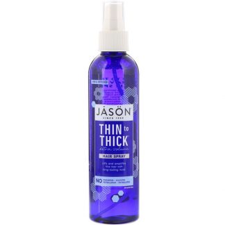 JASON NATURAL, THIN TO THICK, EXTRA VOLUME HAIR SPRAY, 8 FL OZ / 237ml