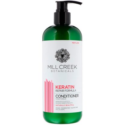 MILL CREEK BOTANICALS, KERATIN CONDITIONER, REPAIR FORMULA, 14 FL OZ / 414ml