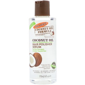 PALMER'S, COCONUT OIL FORMULA, HAIR POLISHER SERUM, 6 FL OZ / 178ml