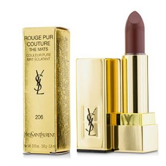 YVES SAINT LAURENT ROUGE PUR COUTURE THE MATS - # 206 GRENAT SATISFACTION 3.8G/0.13OZ