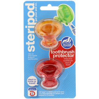 BONFIT AMERICA INC., STERIPOD, CLIP-ON TOOTHBRUSH PROTECTOR, 2 PIECE