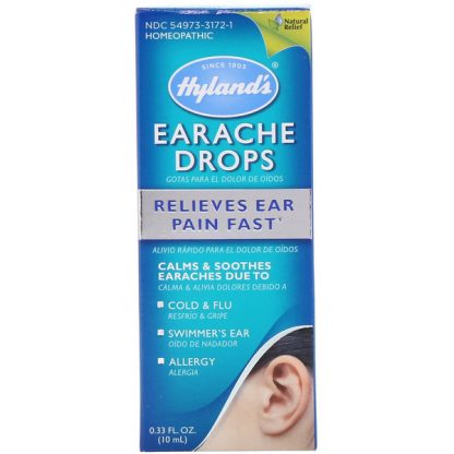 HYLAND'S, EARACHE DROPS, 0.33 FL OZ / 10ml