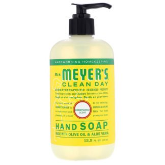 MRS. MEYERS CLEAN DAY, HAND SOAP, HONEYSUCKLE SCENT, 12.5 FL OZ / 370ml