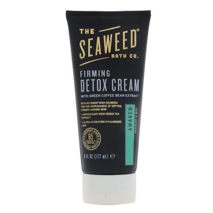 THE SEAWEED BATH CO., AWAKEN FIRMING DETOX CREAM, ROSEMARY & MINT, 6 FL OZ / 177ml