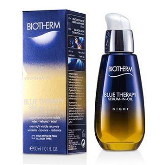 BIOTHERM BLUE THERAPY SERUM-IN-OIL NIGHT - FOR ALL SKIN TYPES 30ML/1.01OZ