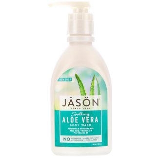 JASON NATURAL, PURE NATURAL BODY WASH, SOOTHING ALOE VERA, 30 FL OZ / 887ml