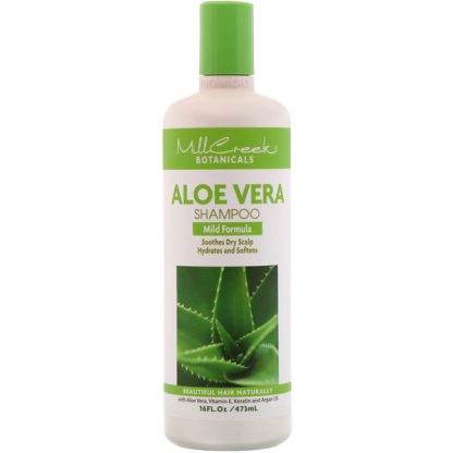 MILL CREEK BOTANICALS, ALOE VERA SHAMPOO, MILD FORMULA, 16 FL OZ / 473ml