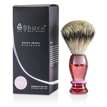 ESHAVE FINEST BADGER SHAVING BRUSH - PINK 1PC