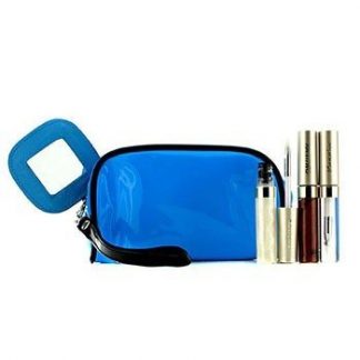 KANEBO LIP GLOSS SET WITH BLUE COSMETIC BAG (3XMODE GLOSS, 1XCOSMETIC BAG) 3PCS+1BAG