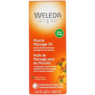 WELEDA, MUSCLE MASSAGE OIL, ARNICA EXTRACTS, 3.4 FL OZ / 100ml