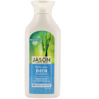 JASON NATURAL, RESTORATIVE BIOTIN SHAMPOO, 16 FL OZ / 473ml