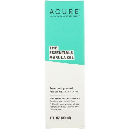 ACURE, THE ESSENTIALS MARULA OIL, 1 FL OZ / 30ml