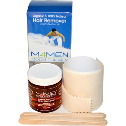 MOOM, ORGANIC MOOM FOR MEN, HAIR REMOVER KIT, 6 OZ / 170g