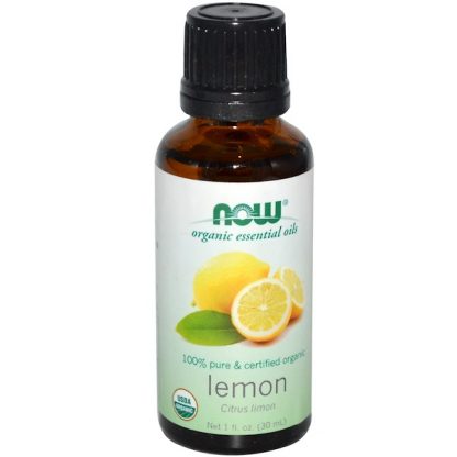 NOW FOODS, ORGANIC ESSENTIAL OILS, LEMON, 1 FL OZ / 30ml