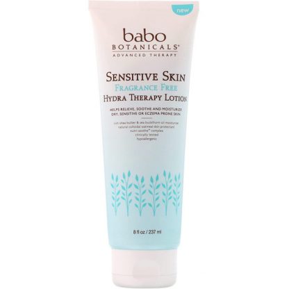 BABO BOTANICALS, SENSITIVE SKIN, HYDRA THERAPY LOTION, FRAGRANCE FREE, 8 FL OZ / 237ml